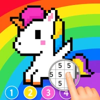 Unicorn Color by Number