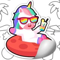 Sticker by Number: Color Book