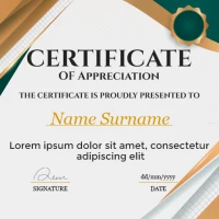 Certificate Template Editor