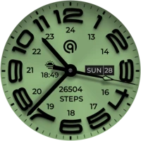 W6 Field Watch Face Wear OS 5+