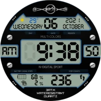 NTV517 - Digital watch face