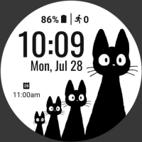 Black Cats Watch face