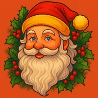 Santa Color by Number