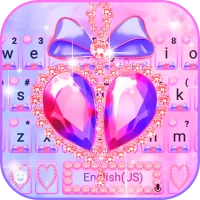 Pink Diamond Bowknot Keyboard 