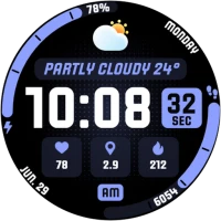 MARATHON Digital Watch Face