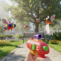 AR - Fly Killer 3D Camera Game