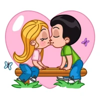 600+ Cute Couple Stickers