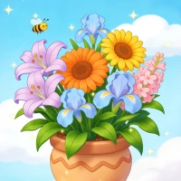 Flower Match Bloom: Puzzle
