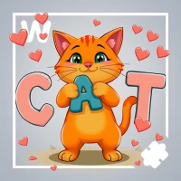 The cat in the word