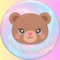 Aesthetic Cute Bear Wallpaper