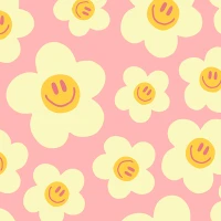 Smiley Flowers Theme +HOME