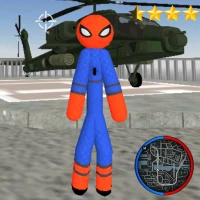 Stickman Spider Rope Gangstar