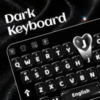 Dark Theme Keyboard-Neon Black