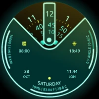 Holo Tron Digital Watch Face