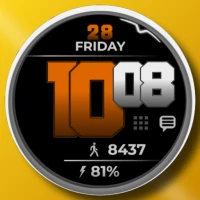 RACE - Big digital watch face
