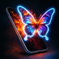 Glowing Butterfly Wallpapers