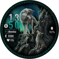 Wolf Story Watch Face Wear OS