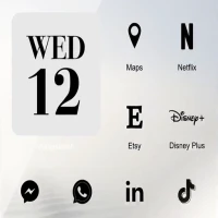Black Transparent - Icon Pack