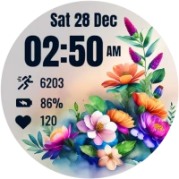 Flora Elegant Watch Face