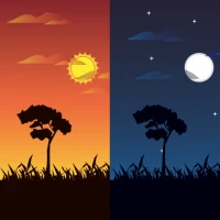 4K Wallpaper : Day and Night