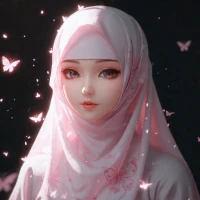 Anime Hijab Girl Wallpaper