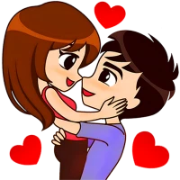 Love Story Stickers WASticker