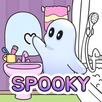 Boo Coloring Book: Cozy Horror