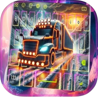 LED Keyboard: Neon Truck