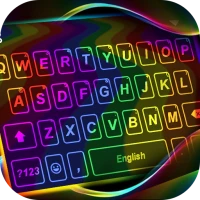 LED Neon Glow Keyboard Backgro