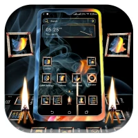 Smoky Matchstick Flame Theme