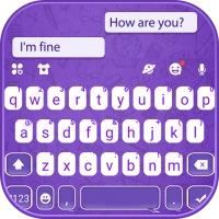 SMS Chat Purple Theme