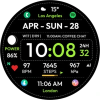 TVV Digital 4 Watch Face
