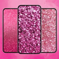 Pink Glitter Wallpaper