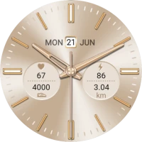Golden Rose Watch Face