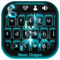 Neon Dragon Keyboard