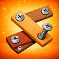 Wood Nuts Screw: Puzzle Game
