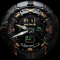 Black Marvel Watch Face
