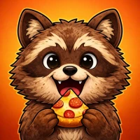Hungry Raccoon Clicker: Idle