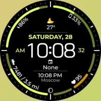 Analog & Digital watch face