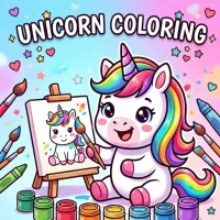 Unicorn Coloring Art Book