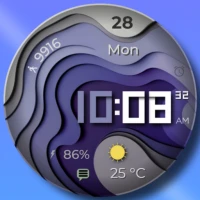 WAVES - Digital Watch Face