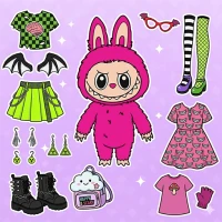 Labubu Games: Dress up & Merge