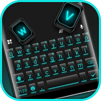 Simple Black Blue Theme