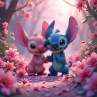 Blue koala Stitch Sticker 2026