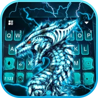 Lightning Neon Dragon Keyboard