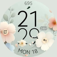 Pastel Blossom Watch Face