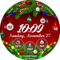 Christmas Lights Watch Face