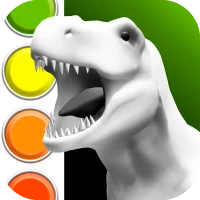 Dinosaurs 3D Coloring Book