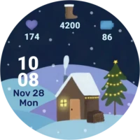 Winter Watch Face Animated