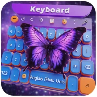 Purple Aesthetic Keyboard